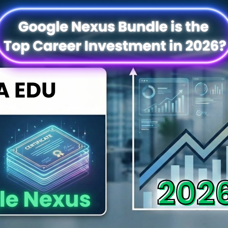 A futuristic digital dashboard displaying the interconnected ecosystem of Google Nexus AI tools like Gemini, VEO, and Antigravity.