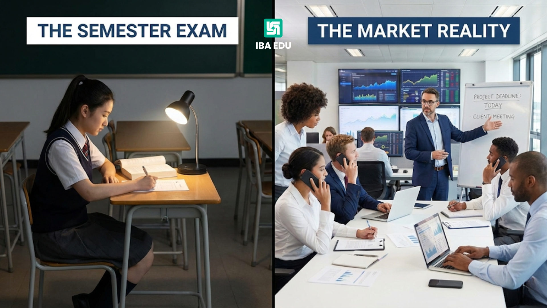 The Semester Exam vs. The Market Reality