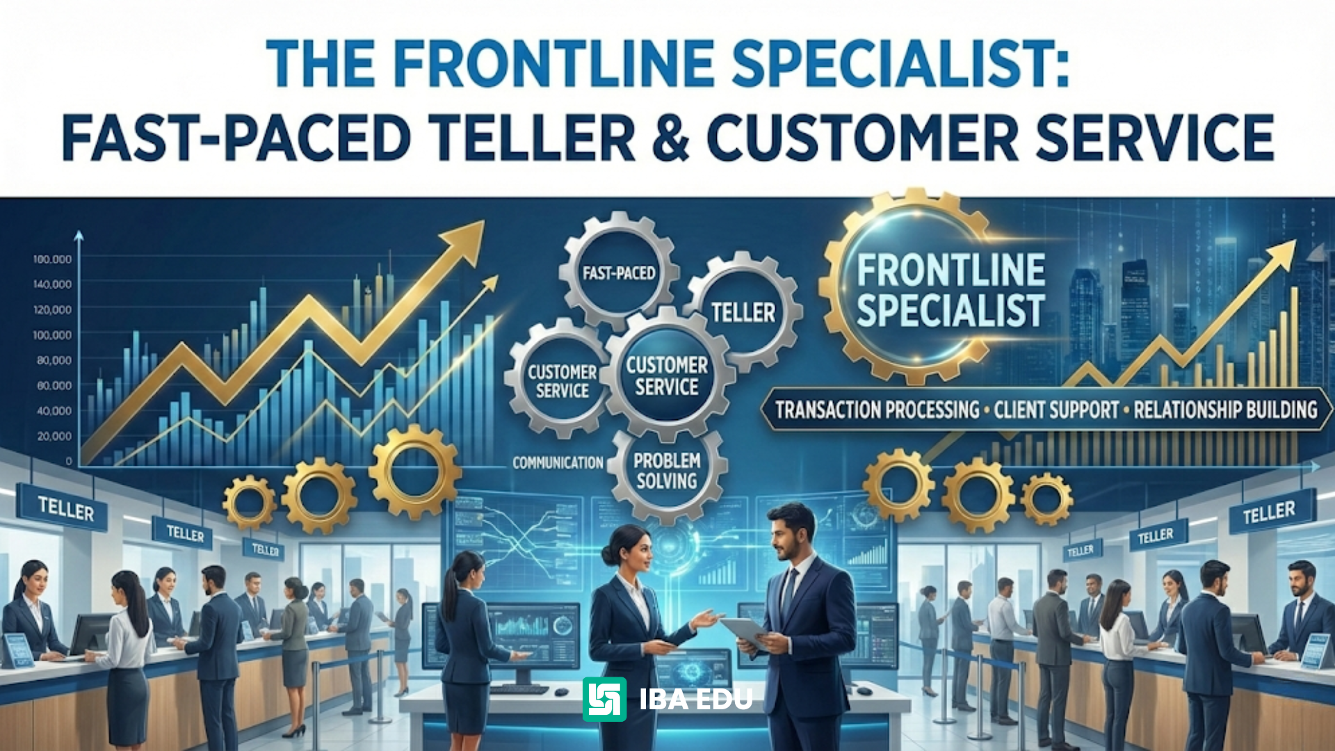 The fronline specialist - teller & customer service