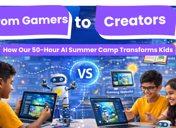 From Gamers to Creators How Our 50-Hour AI Summer Camp Transforms Kids