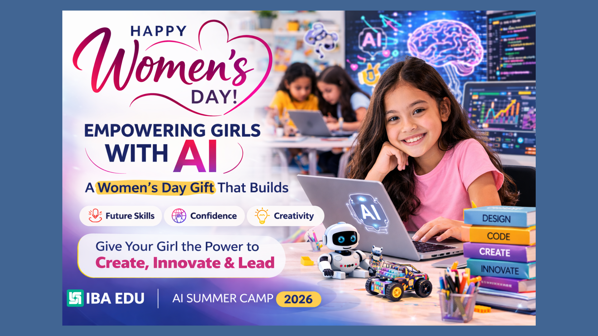 Happy Womens Day! Empowering Girls with AI A Women’s Day Gift That Builds Future Skills