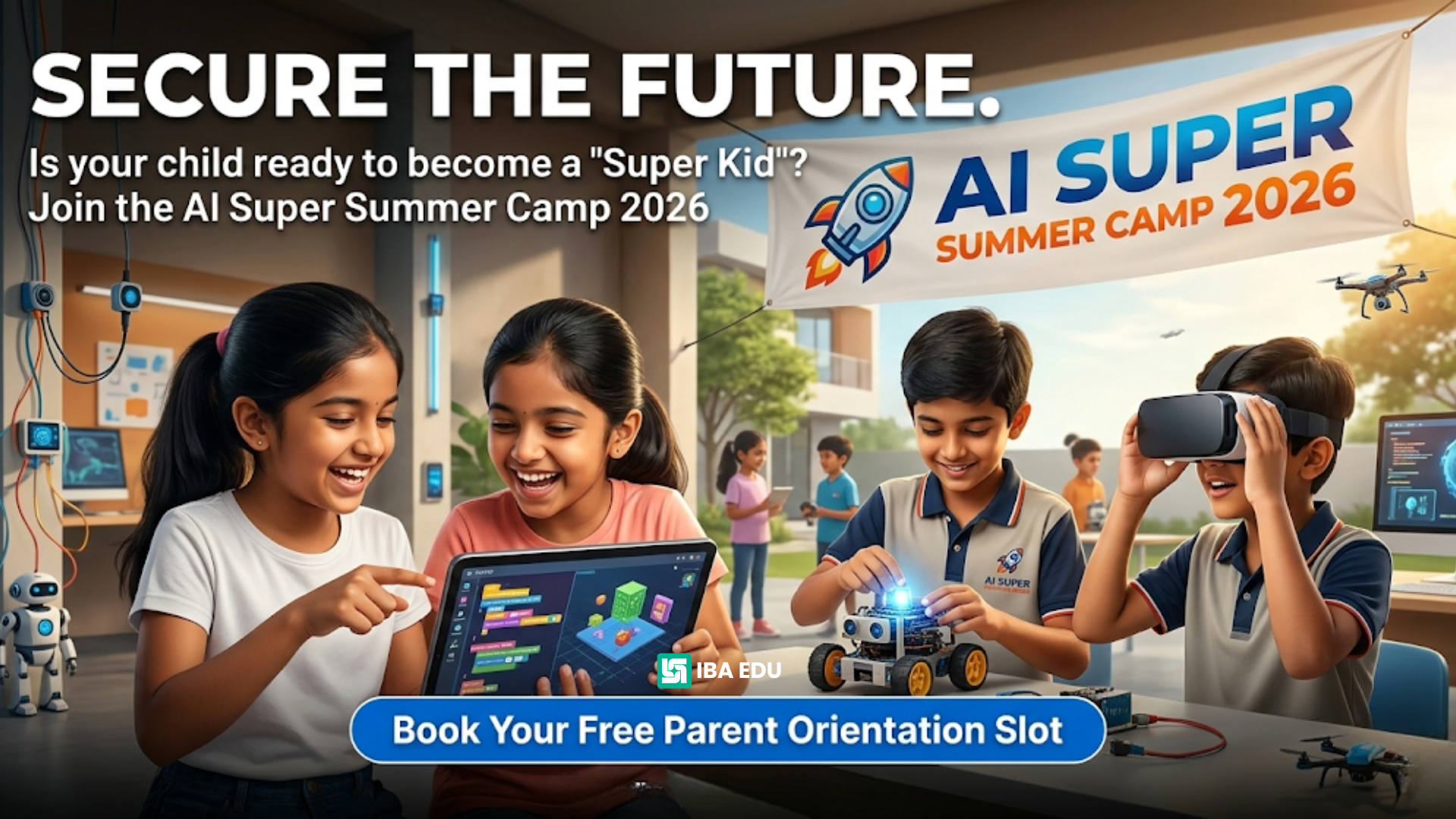 SECURE THE FUTURE. Is your child ready to become a Super Kid
