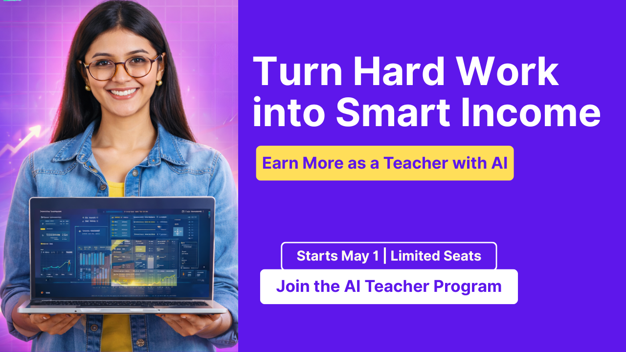 AI Training for Teachers 2026 – Learn AI Tools, Create Smart Lessons & Boost Your Teaching Career